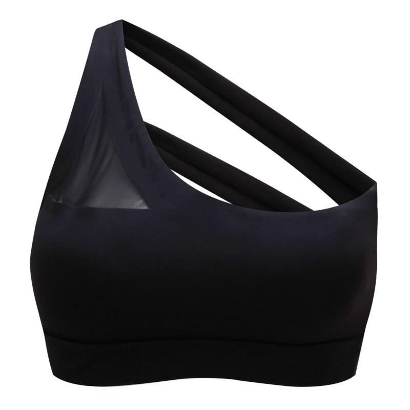 Oblique One Shoulder Sports Bra