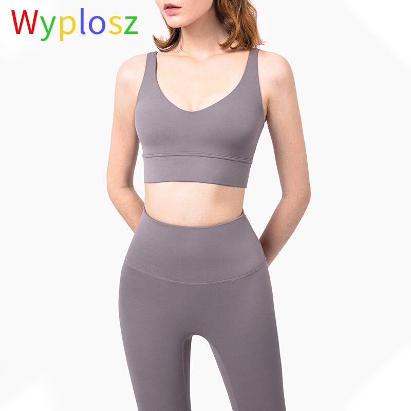 Wyplosz Sexy Beautiful Back Sports Bras Top Shockproof Bra Women's Underwear Vest Sportswear Gym Vest Top Crop Sports Brassiere