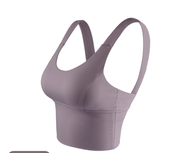 New fitness anti-skid wide band vest women's outdoor sports gather underwear bra