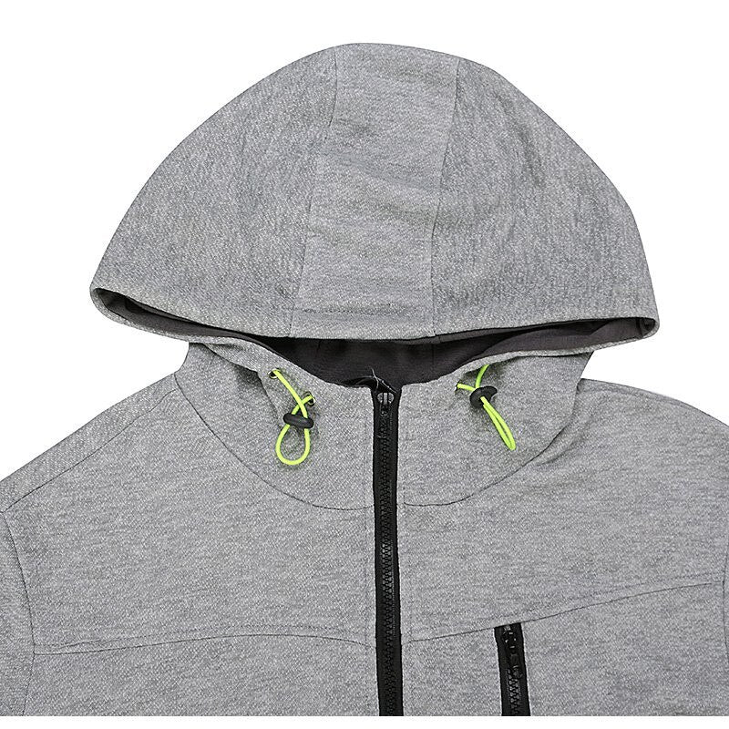 Men's Sweatshirts Zipper Hoodies Bodybuilding Jogger Workouts Cotton Fleece Hoody Hooded Sweatshirt