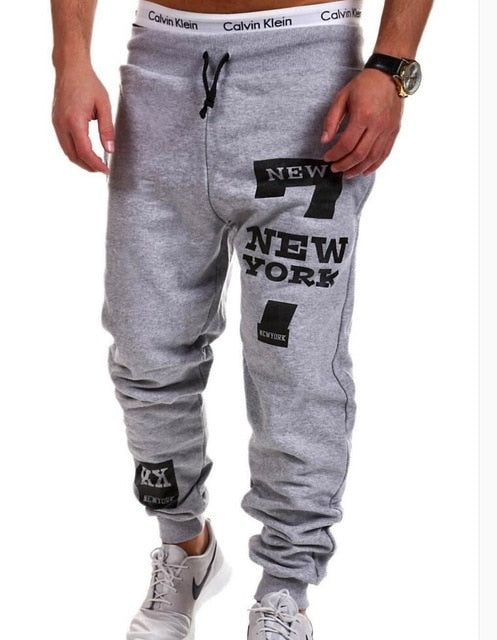 Mens Joggers Male Trousers Men Pants Casual  Pants Sweatpants Jogger Black