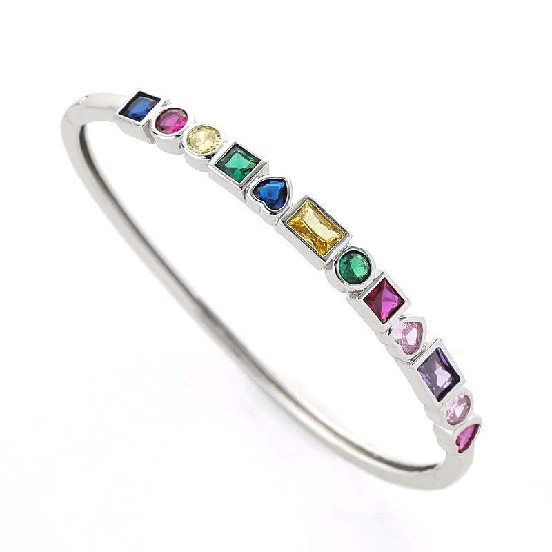 Geometric Heart Color Bracelet