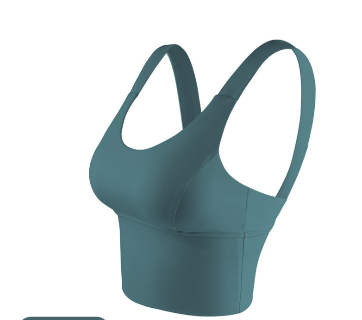 New fitness anti-skid wide band vest women's outdoor sports gather underwear bra