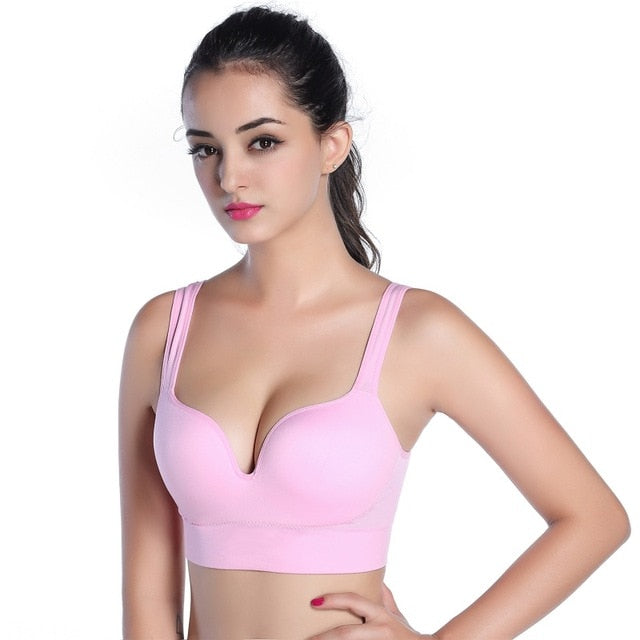 Women Sports Bra Racerback Seamless Wireless Bras Sleep Top Tank