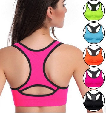 Women sport Bras  Sexy Seamless Yoga Shirts Sport Bra Top Comfortable Bra Push Up for Sports Sleep Fitness Clothing 5 color