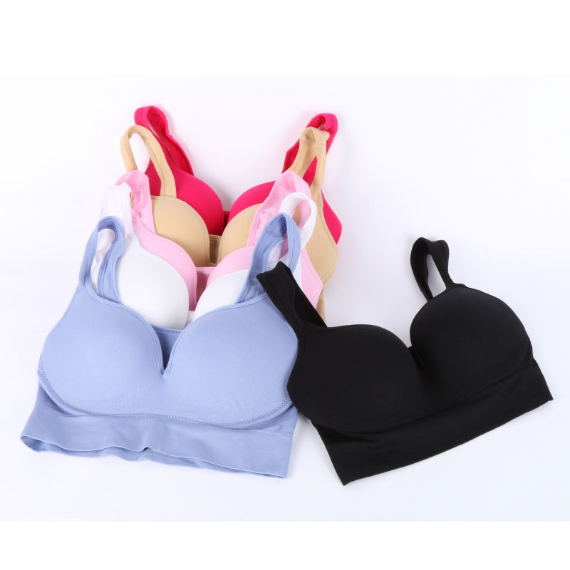 Women Sports Bra Racerback Seamless Wireless Bras Sleep Top Tank