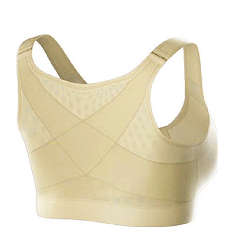 Yoga Sports Bras Posture Corrector Lift Up Bra Women Cross Back Bra Breathable Underwear Shockproof Sport Fitness Vest Bra