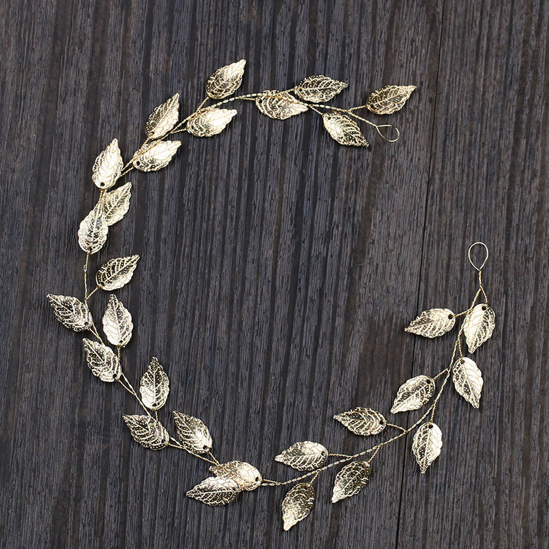 Gold And Silver Leaf Hair Band